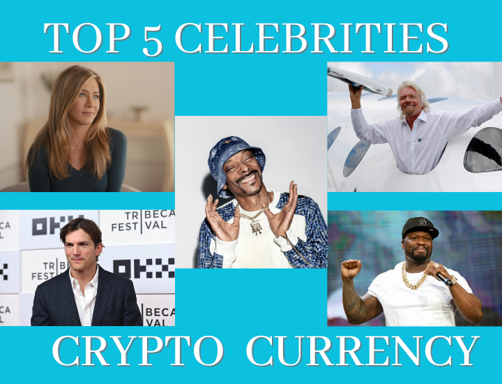 Top 5 Celebrities Who Are Into Crypto Currency